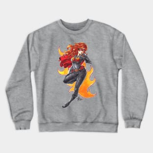 dark flame Crewneck Sweatshirt